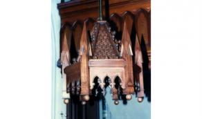 Gothic Style Baptismal Font Canopy